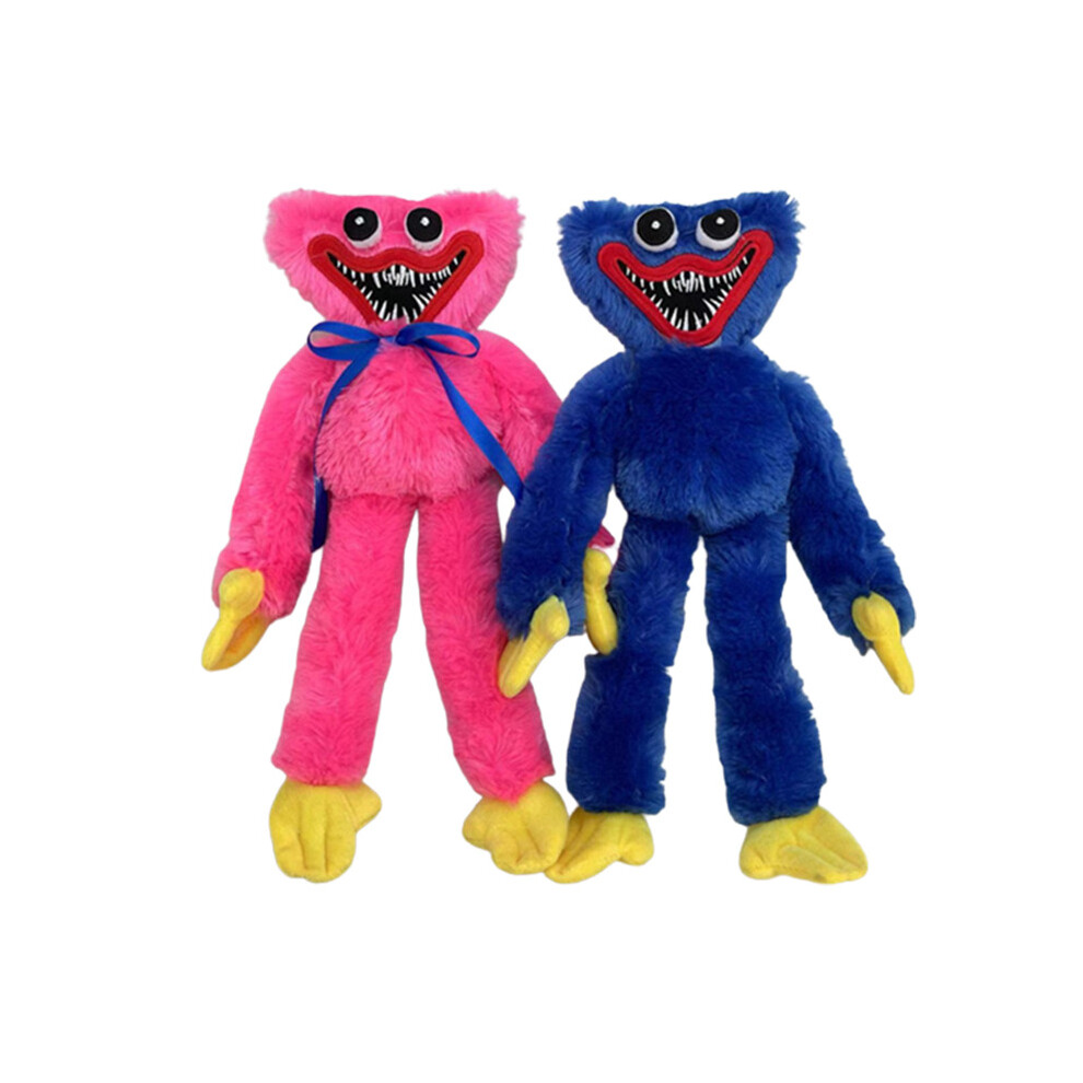 (2Pcs) 40cm Luminous Singing Huggy Wuggy Kissy Missy Plush Toy Soft Doll Kids Gift