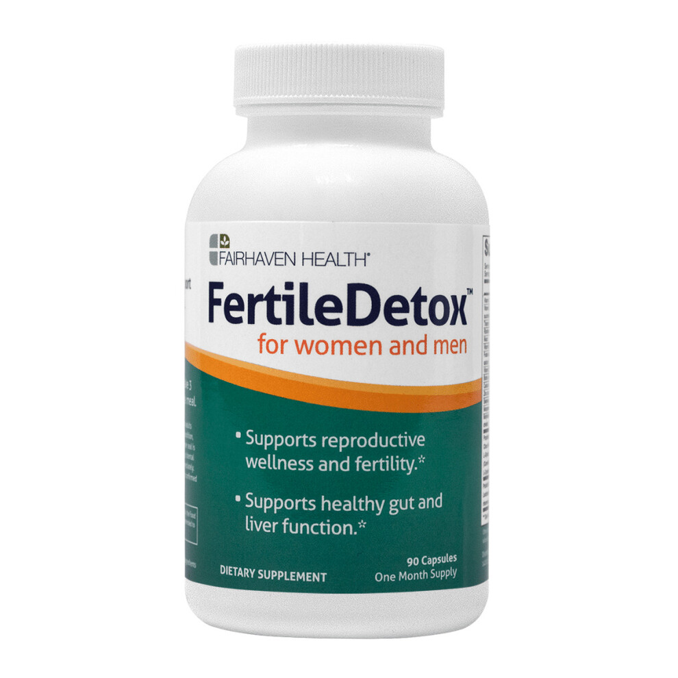 Fairhaven Health FertileDetox for Women & Men, 90 Capsules