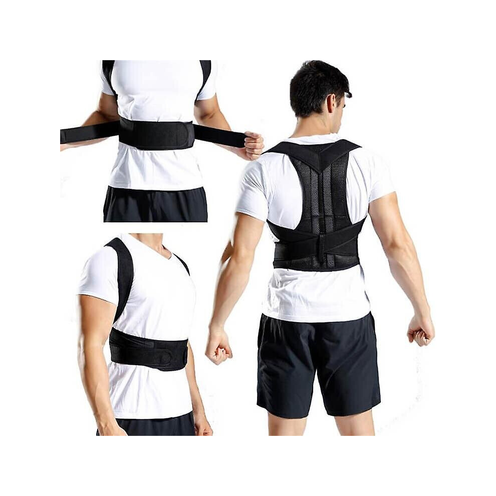 Black (Xl) Posture Corrector Back Scoliosis Humpback Correction Belt Invisible Kyphosis Belt