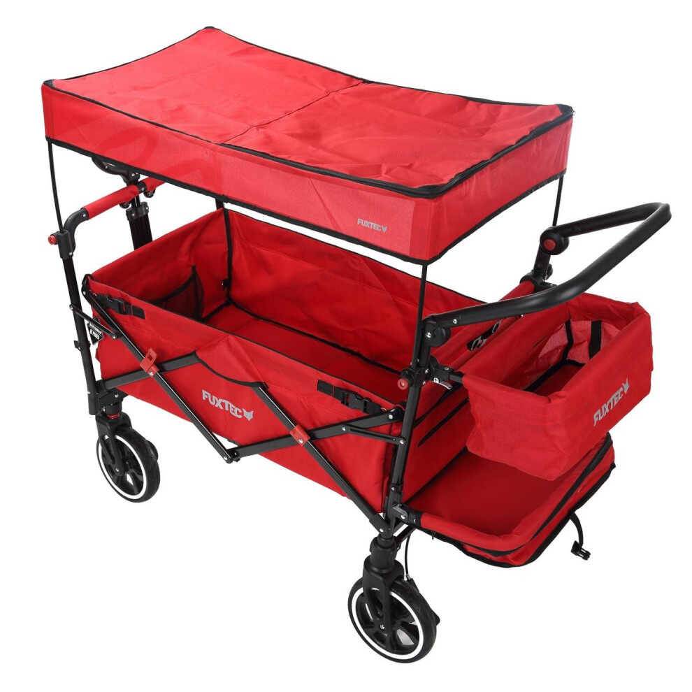 (Red) FUXTEC folding/foldable wagon FX-CT850