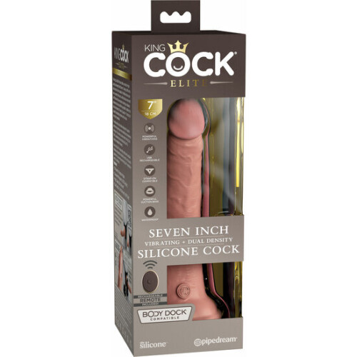 7 Inch 2 Density Vibe Cock - Skin 1