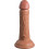 6 Inch 2Density Vibe Cock - Caramel 5