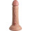 6 Inch 2 Density Silicone Cock - Skin 6