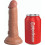 6 Inch 2Density Vibe Cock - Caramel 6