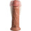 8 inch 2 density vibrating cock - caramel 5