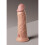 8 inch 2 density vibrating cock - skin 4