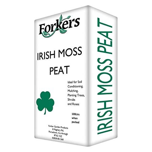 Patch Seed Potatoes Forkers 100% Irish Moss Peat - 100 Litres