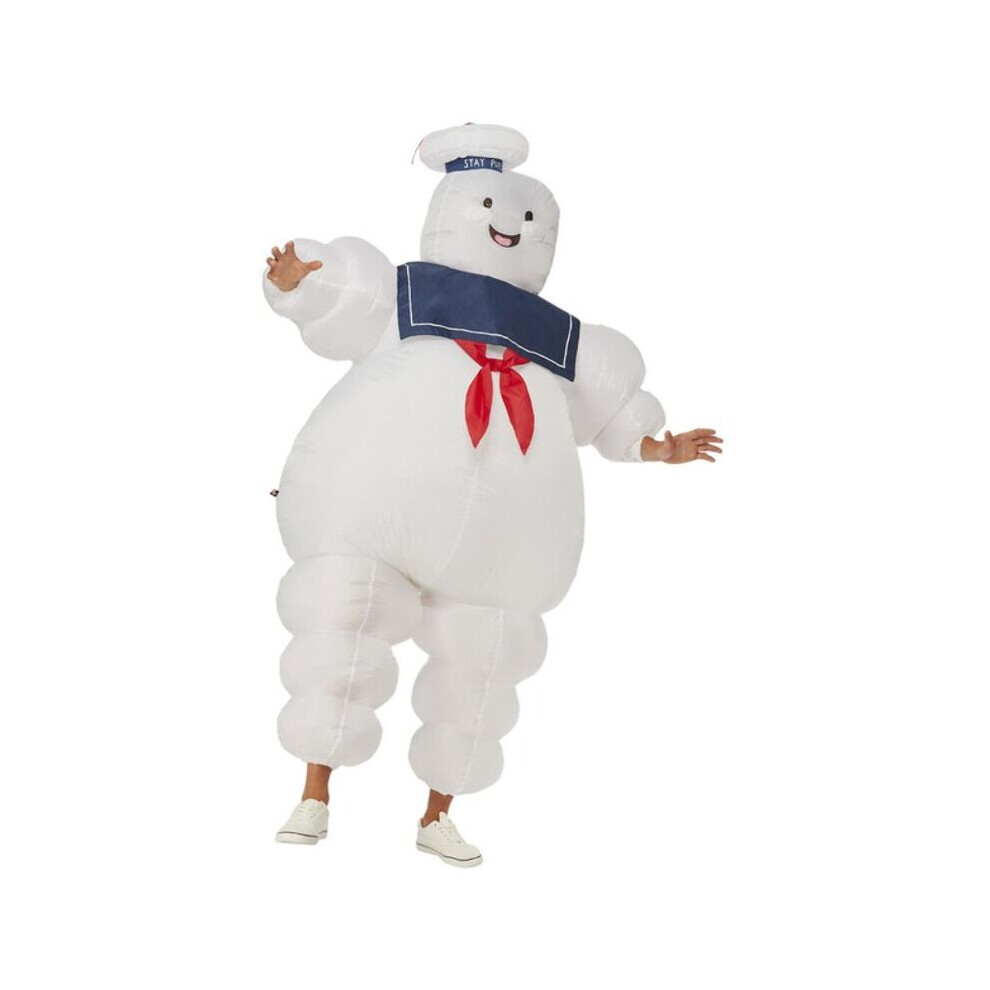 Smiffy's Ghostbusters Inflatable Stay Puft Costume White