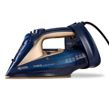 Tower T22008BLG CeraGlide 2400W Cord Steam Iron Blue and Gold