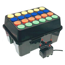 Aeroponic Cloner Machine 24 Site for Cuttings Rooting Using 2 inch Neoprene Inserts or 2 inch Clone Collars