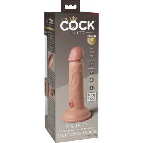 6 Inch 2Density Vibe Cock - Skin 2