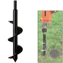 DIWUJI Garden Drill Digger, Soil Cultivator Drill Bit, Hex Shank Rust-Proof Steel, Flower Bulb Planters Auger for Digging Holes Deep Cultivating,