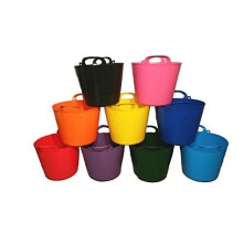 KetoPlastics Pack Of 5-40 Litre Garden Trug/Flexi Tub/Gorilla Bucket (Made In U.K)