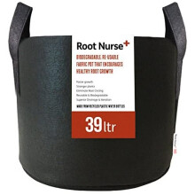 4 x Root Nurse Fabric Pot Breathable Pots Hydroponics Container Grow Bag Plant Litre (4 x 39Ltr)
