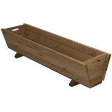 Woodside Wooden Garden Planter Plant/Flower Trough Container Box