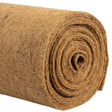 Woodside Coco Hanging Basket Liner, Garden Plant Pot Filler, 10m Bulk Roll 0.75m Width