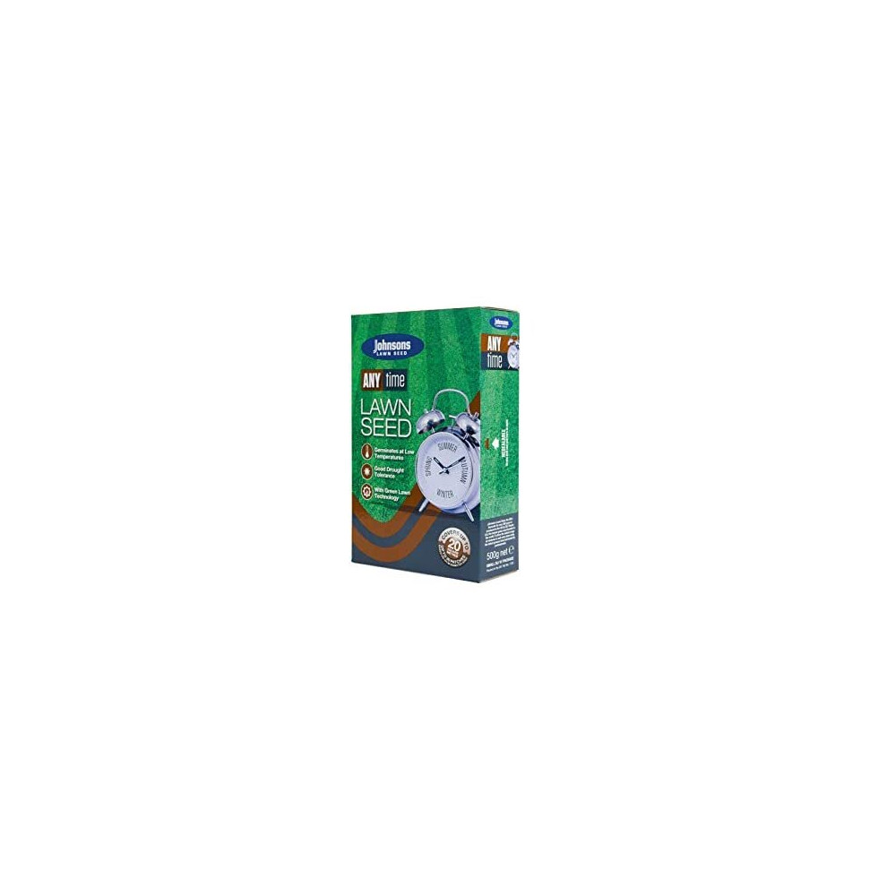 Johnsons JANY500 Any Time Lawn Seed 500G (20SQM)