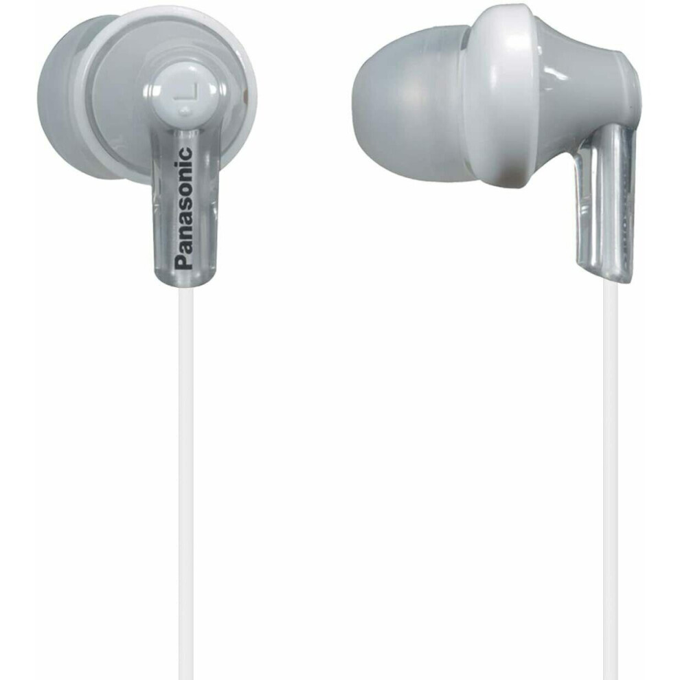 Panasonic Rp-Hje125e-S Ergofit Earphones Comfortable Non-Slip Silver