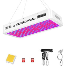 KOSCHEAL 2000W Grow Lights for Indoor Plants, with Samsung LM301B and UV&IR, Daisy Chain Full Spectrum Led Grow Light, Veg Bloom Switch Coverage