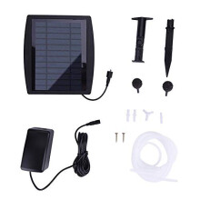 Solar Powered Air Pump, Oxygenator Aerator Air Pump Oxygen for Outdoor Pool Pond Fish Tank,Oxygen Pump with Air Stone