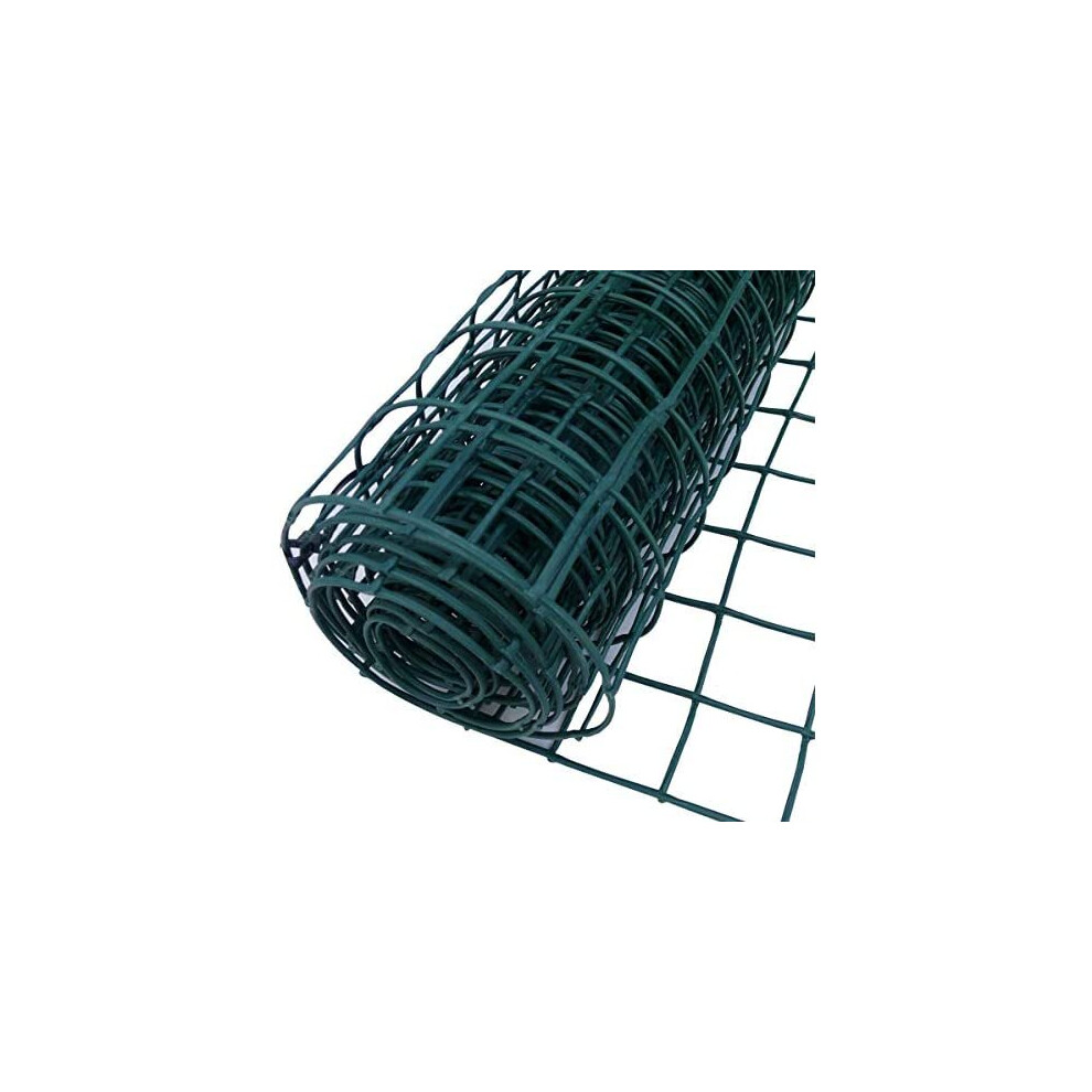 Foglish Plastic Garden Fencing Mesh Netting Climbing Plants Vegetables Pets 5M X 1M X 50Mm Green