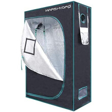 MARSHYDRO 120X60X180 CM Reflective Mylar Hydroponic Grow Tent Hydro Box Lightproof and Waterproof for Indoor Plant Growing