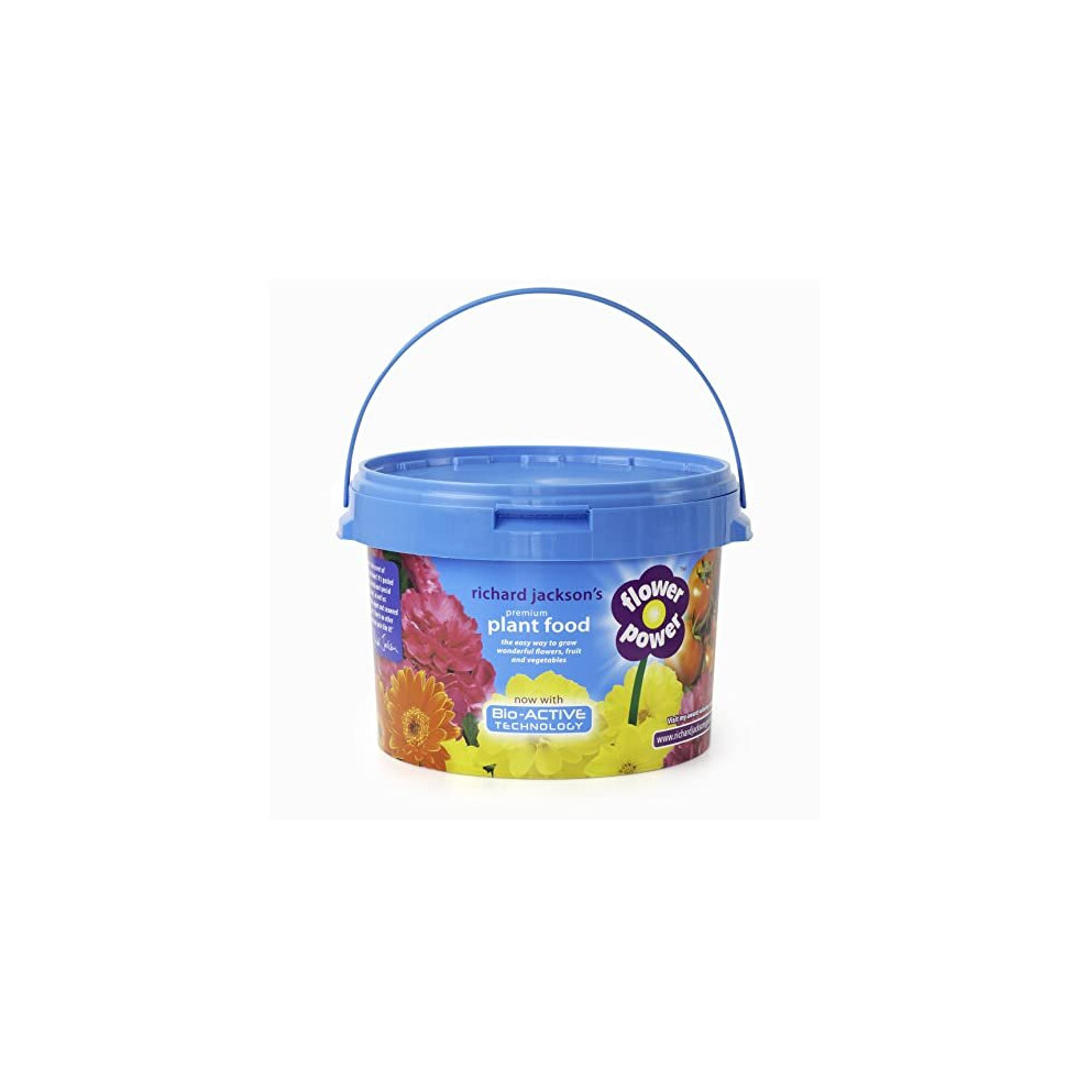 Flower Power Richard Jackson Premium Plant Food, with Bio-Active Technology, Concentrated Feed for All Plants, Fruits and Vegetables with Essenti