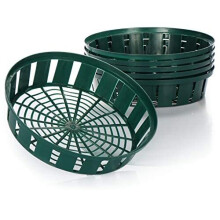 com-four 6x Planting Baskets for Bulbs, Planting Bowl for Growing and Storing Bulbous Plants, Large Green Onion Basket (06x planting bowl - 31cm