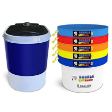 BUBBLEBAGDUDE Bubble Bags Machine 5 Gallon 5 Bag Set - 5 Gallon 110 Volts Mini Washer Herbal Ice Essence Extraction Kit with 5 Gallon Zipper Bag