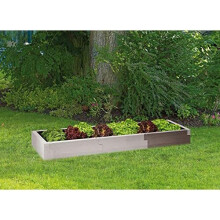 JUWEL 20477 Extension Set for Timber Raised Beds (2 Building Blocks Including Distance Pipes, Filling Capacity + 60 litres, Colour Nordic Wood)