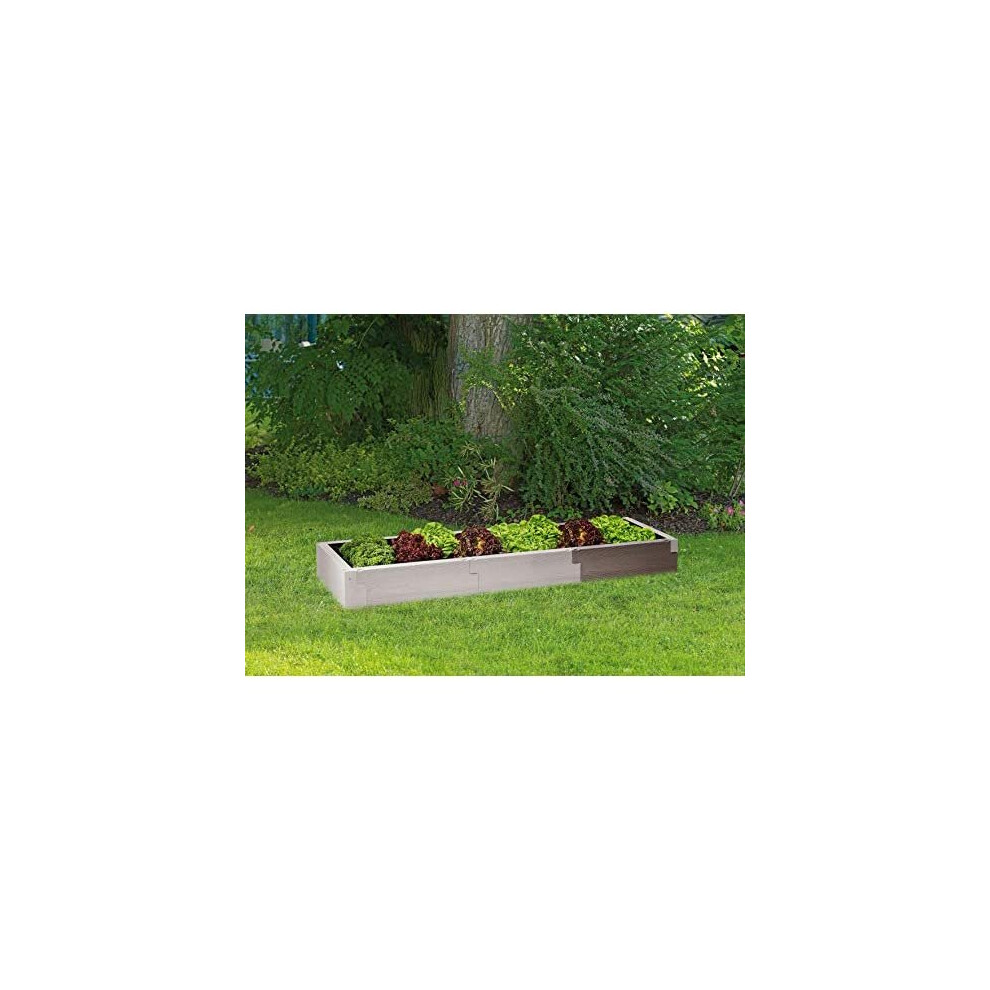 JUWEL 20477 Extension Set for Timber Raised Beds (2 Building Blocks Including Distance Pipes, Filling Capacity + 60 litres, Colour Nordic Wood)