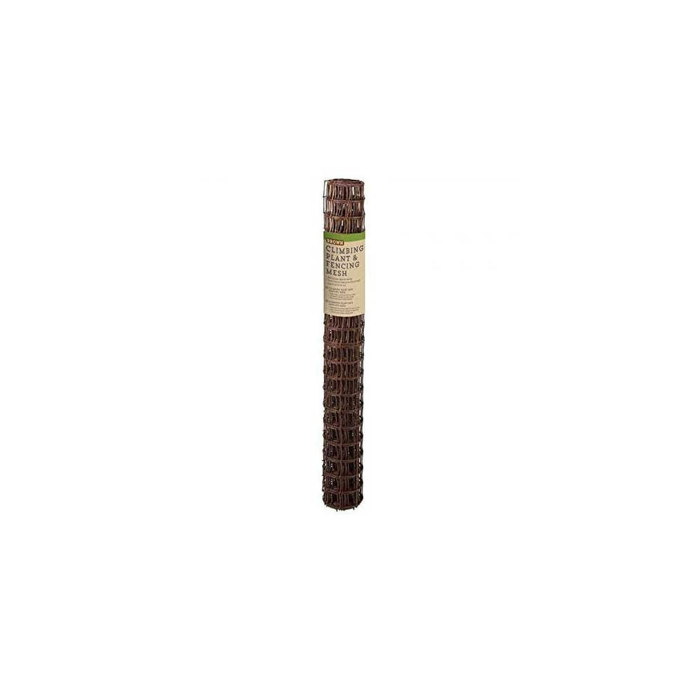 Smart Garden Climbing Plant and Fencing Mesh  50mm, 0.5m x 5m, Brown