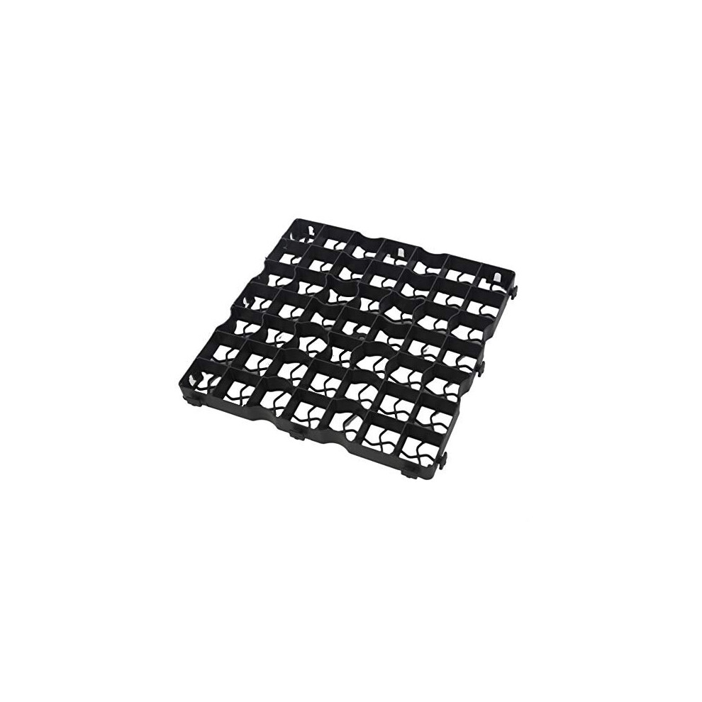 Neat Plastics Gravel/Grass Grid Paver Path Base Mat For Greenhouse Deck Turf Lawn Shed Garden (16, (4M²))