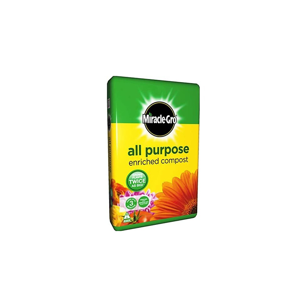 Miracle-Gro All Purpose Enriched Compost 50L **ENRICHED WITH MIRACLE GRO PLANT FOOD**