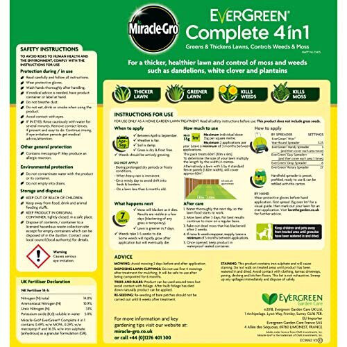 Miracle-Gro Miracle-Gro EverGreen Complete 4 in 1 2.1kg - 60m2 2