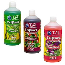 GHE SW Flora GRO, Bloom & Micro 1L
