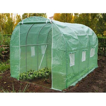 VOUNOT Polytunnel Greenhouse 3x2x2m 6m² Poly Tunnels Gardening Walk In Pollytunnel Tent with Steel Frame