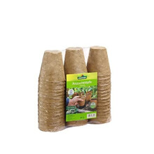 Dehner Growing Pots for Plants, round, Diameter 8 cm, Pack of 48