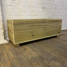 Large Decking patio Planter -Wooden Decking Patio Planter Trough herb Box 88cm