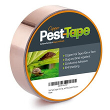EFA International Copper Foil Tape, Pest Tape 20m x 3cm, Pet Safe Slug Repellent, Snail Deterrent, Garden Repellent Pest Control, EMI Shielding C