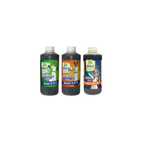 Plant Magic Plus - Oldtimer Organic Hydroponic Nutrients , Additives & Granules (Grow + Bloom + Pk - 1L)