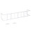 Sauvic 03512 Extendable Window, 70 x 15 x 15 cm, White 1