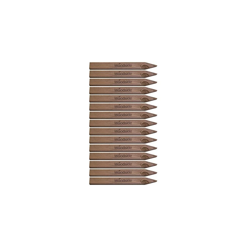 Woodside Square Pressure Treated Wooden Fence Posts/Stakes Garden Fencing Pegs 15 Pack 5055864213467