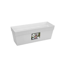 ELHO Bac para flores/jardinière Loft Urban - 49 x 17,3 x 18 cm - Blanco