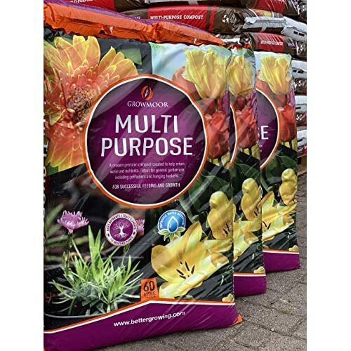 CB FUELS GROWMOOR Multi-Purpose Compost (2 x 60lt Bags) 2