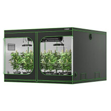 VIVOSUN 96"x48"x80" Mylar Hydroponic Grow Tent with Obeservation Window and Floor Tray for Indoor Plant Growing 4'x8'