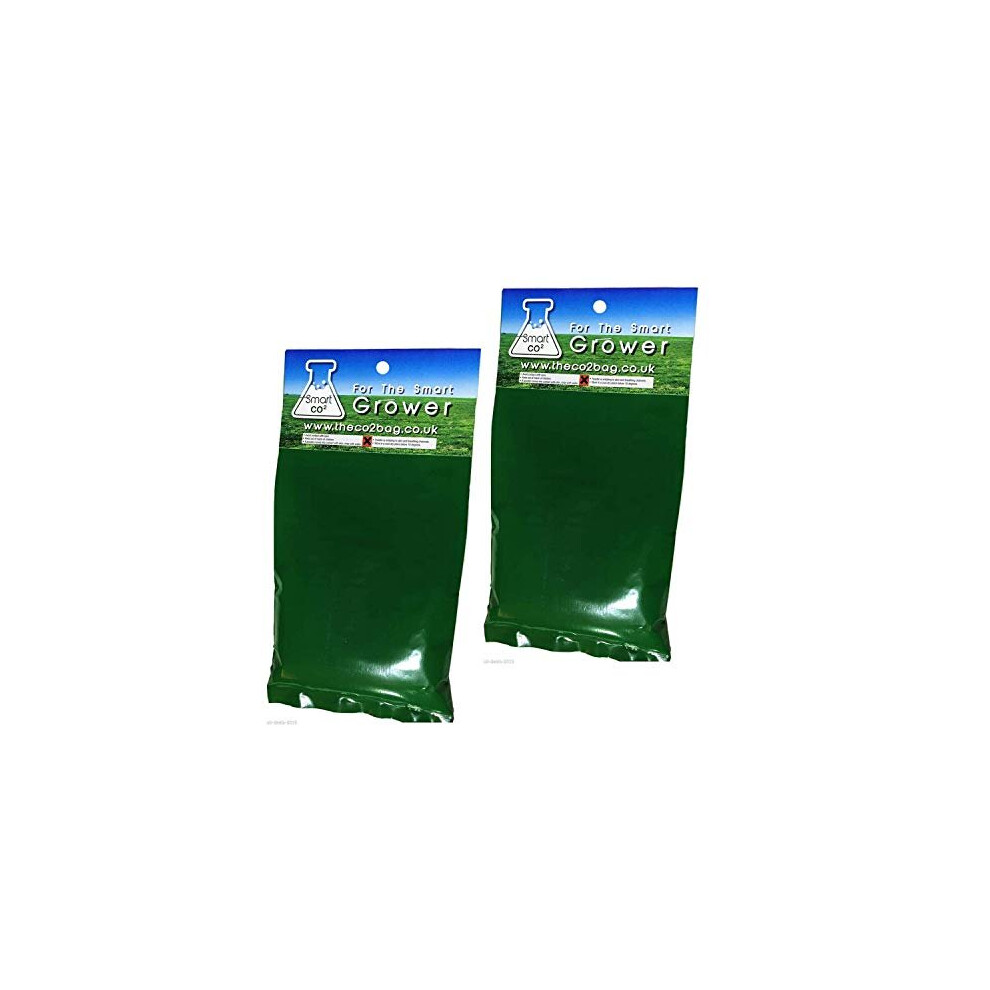 GEM-GARDEN Pack of 2 Smart Grow Bags Hydroponic Nutrients Co2 Bags for Grow Tents - Exhale Like Room Generator Bloom Large Root for Vegetables Fr