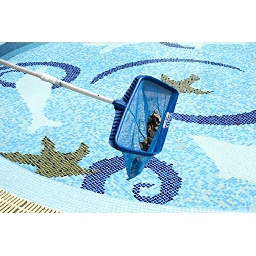 Aquatix Pro Pool Skimmer Professional Grade Deep Bag Pool Leaf Rake