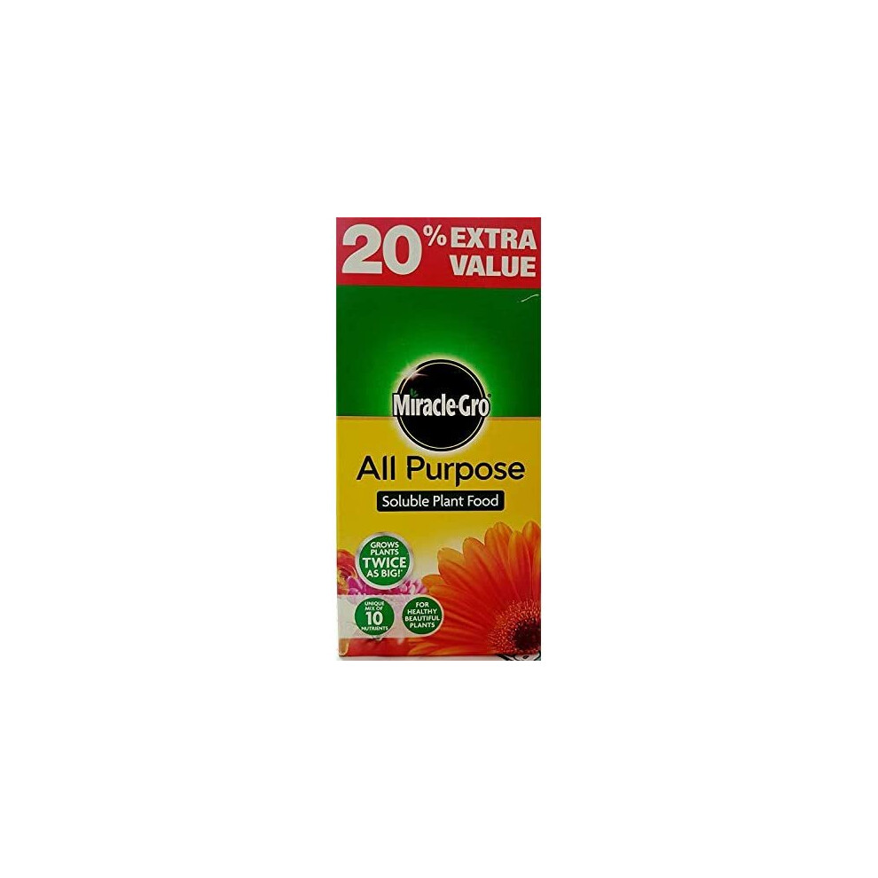 2 X All Purpose Soluble Plant Food 1kg + 20% Extra Free