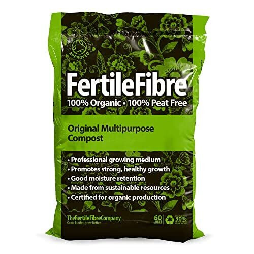 Fertile Fibre Organic Peat Free Multipurpose Compost 60 Litres
